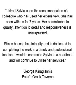 Testimonial Fetta's Greek Taverna